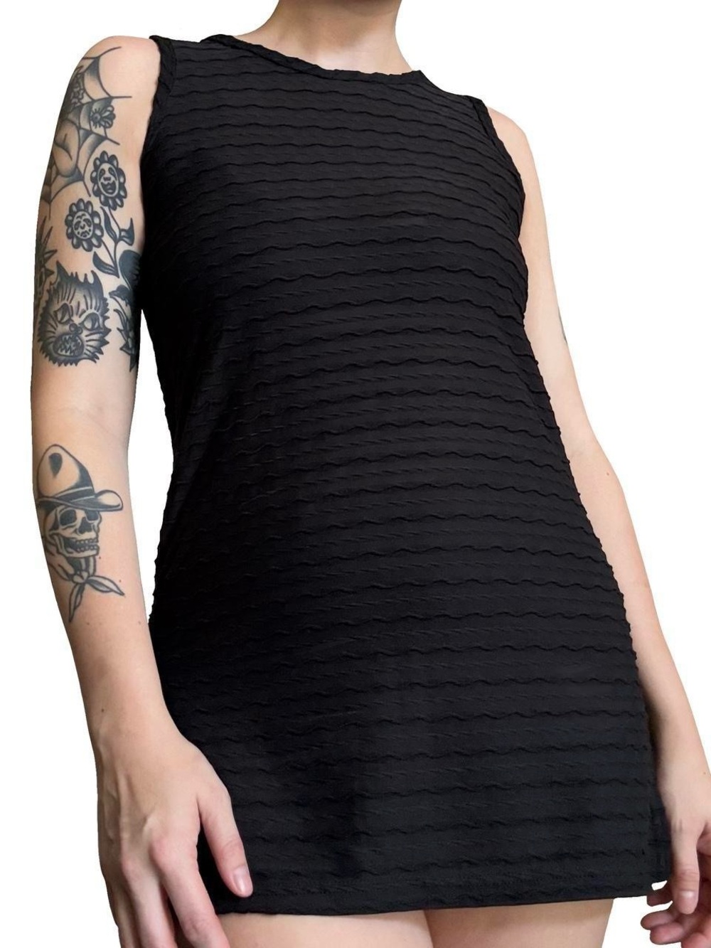 Vintage Black Beach Coverup